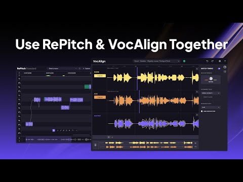 How to Use RePitch and VocAlign Together for Perfect Vocals