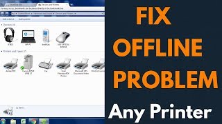 How to Change  Printer Offline to Online  Fix Prin