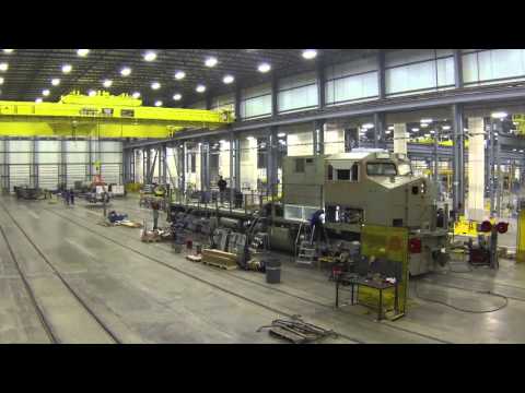 Locomotive build timelapse