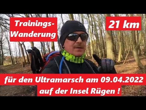 Ultramarsch Trainingswanderung im Nationalpark Jasmund auf Rügen