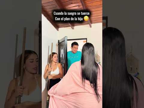 Cuando la suegra se tuerce 😳 #viral #humor #comedia #shortvideo