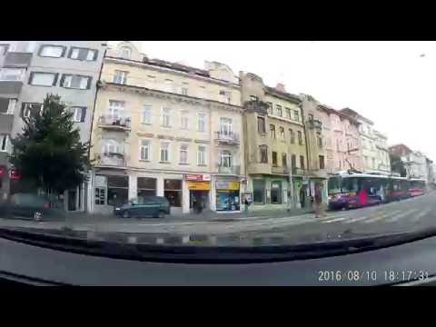 Time lapse 6x: Driving Brno (Moravia, Czech Republic)