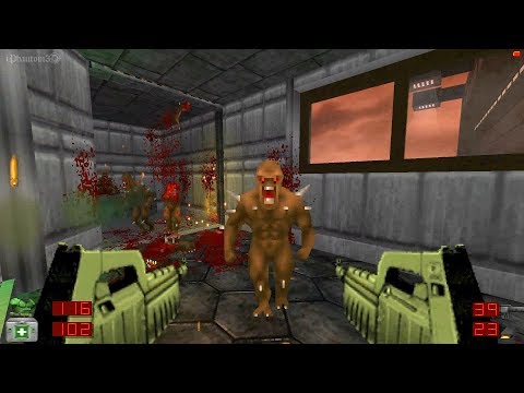 Brutal Doom (v20b): Hell On Earth Starter Pack Gameplay