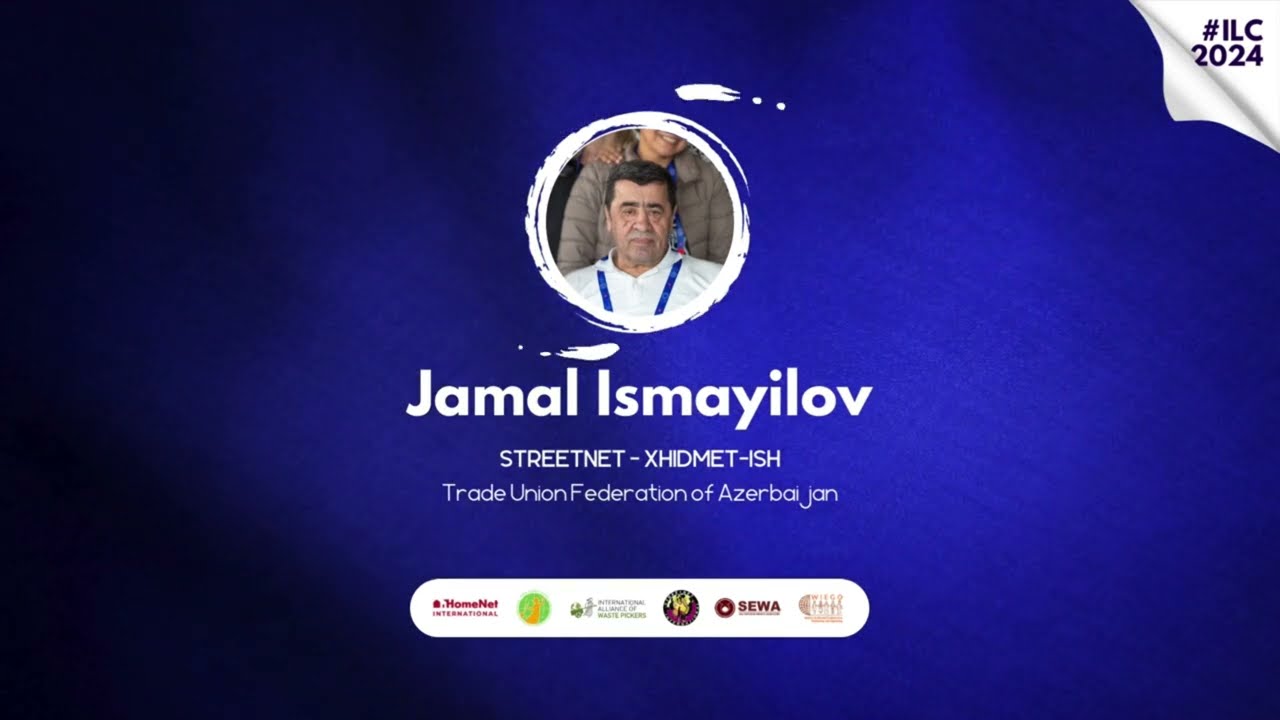 Jamaladdin Ismayilov, Secretary, StreetNet International - Opening Statement on Biohazards