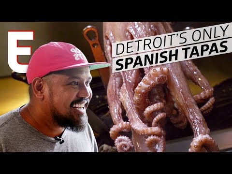 Grilled Octopus at Detroit’s Only Spanish Tapas Restaurant — Cooking In America