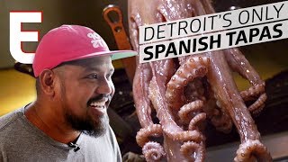 Grilled Octopus at Detroit’s Only Spanish Tapas Restaurant — Cooking In America