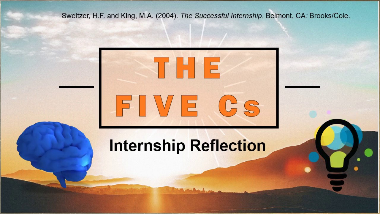 Internship Reflection Tutorial