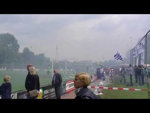 Vuurwerkactie voor wedstrijd vv Drechtstreek - GVV'63