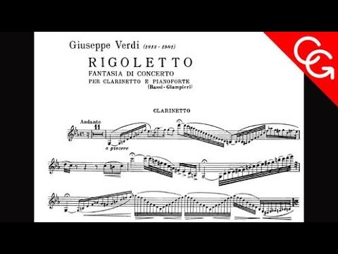 LUIGI BASSI Fantasia da concerto su temi del Rigoletto. Corrado Giuffredi, clarinet