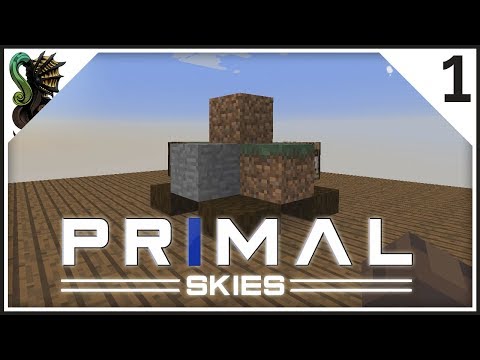 Primal Skies EP1 - Rocky beginnings - Modded Minecraft Let's Play