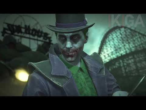SCARECROW VS JOKER ARKHAM ASYLUM ALL DIALOGUES QUOTE INJUSTICE 2 2020