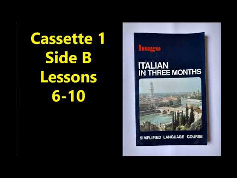 HUGO ITALIAN IN THREE MONTHS - SELF STUDY COURSE - CASSETTE 1 - SIDE B (1976) (PDF IN DESCRIPTION)