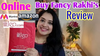 Online Rakhi Shopping || IGP.com REVIEW || Amazon || Myntra || RAKSHA BANDHAN 2022 || Rakhi Special