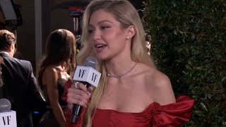 Gigi Hadid Interview | Vanity Fair Oscars Party 2023