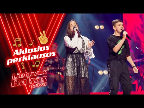 Sofija ir Rodion - Lovely | Blind auditions | The Voice Kids. Lithuania S3