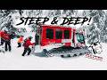 STEEP & DEEP cat skiing with GREAT NORTHERN POWDER GUIDES!