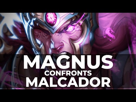 MAGNUS THE RED CONFRONTS MALCADOR THE SIGILLITE!