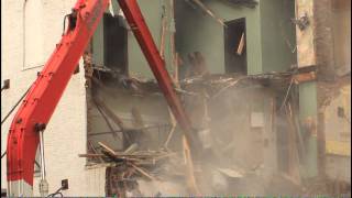 Freeport Il Building collapse Demolition Continues