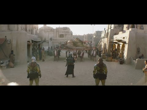The Book of Boba Fett - the Twins arrival and entrance scene