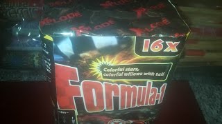 XPLODE Formula-1 Feuerwerks Batterie kippt um - EXTREM DANGER