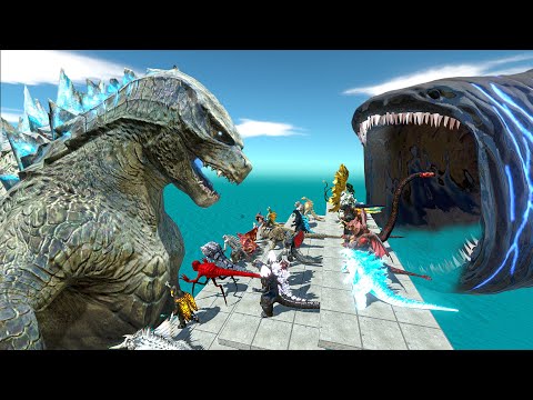 1vs1 GODZILLA 2014 vs All Kaiju Monsters - Animal Revolt Battle Simulator