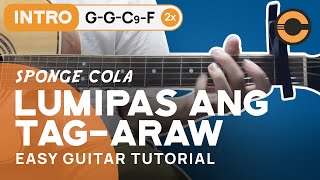 LUMIPAS ANG TAG-ARAW Easy Guitar Tutorial | Sponge Cola