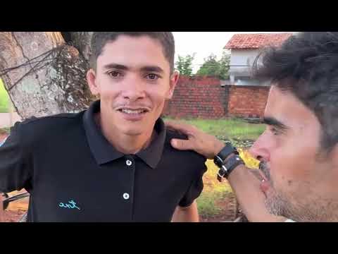 Visitando Amigos em Palmeiras do Tocantins bebendo água no filtro de barro 