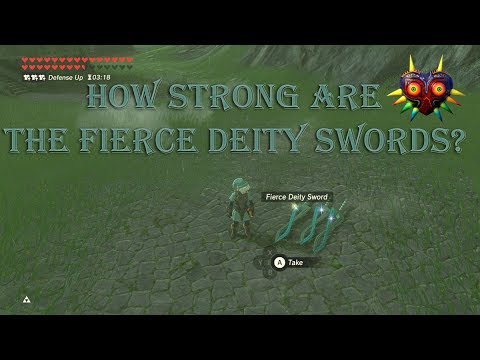 The Legend of Zelda Breath of the wild: How strong are the Fierce Deity Swords?
