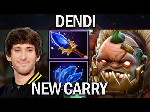 DENDI PUDGE - NEW CARRY - DOTA 2 7.28 GAMEPLAY