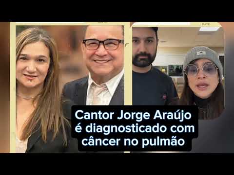 Singer Jorge Araújo is diagnosed with lung cancer and his children ask for prayers