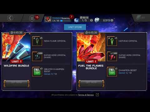 5 chance for 6 star Human Torch