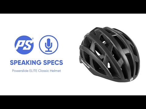 Powerslide Elite Classic Black Helmet - Speaking Specs