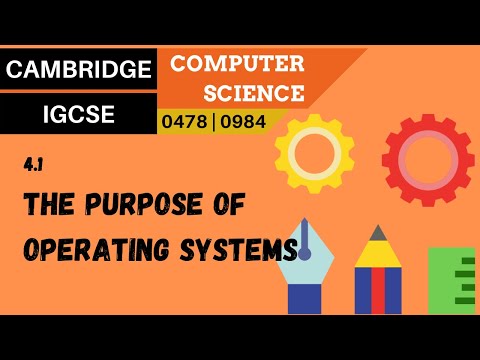 46. CAMBRIDGE IGCSE (0478-0984) 4.1 The purpose and functions of operating systems