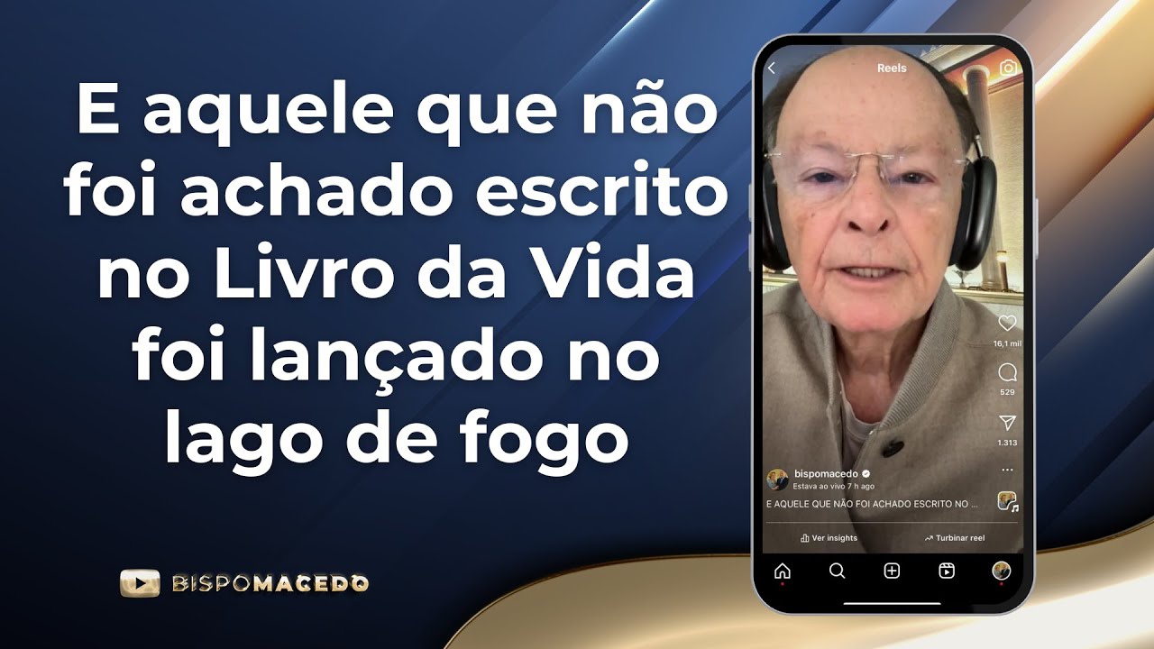 E aquele que não foi achado escrito no Livro da Vida foi lançado no lago de fogo- Meditação 30/10/24
