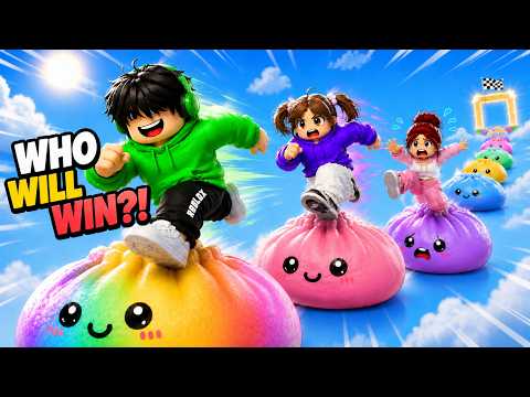 Only ONE Player Can Win This Squishy Race! 😱 Esoni | Lily | Maymay | Roblox | Brookhaven| ASMR TOWER