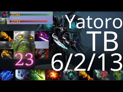 Yatoro Terrorblade vs 23 Tiny, Void Spirit, Windranger - if can't burst - dota2