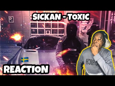 AMERICAN REACTS TO SWEDISH DRILL RAP! SICKAN - TOXIC (W/ ENGLISH LYRICS)
