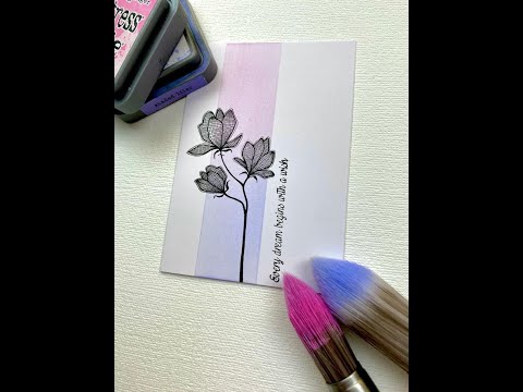 Lavinia stamps - Lilium Wish Card