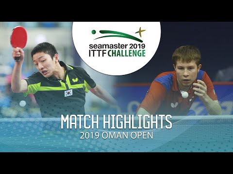 Denis Ivonin vs Kim Byunghyeon | 2019 ITTF Challenge Oman Open Highlights (U21 1/4)