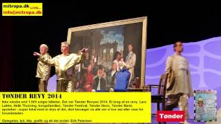 Tønder Revy 2014 - Dronningen og Prinsgemalen på slap line