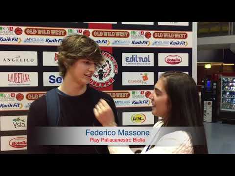 A2 Ovest: Biella Cassino 92-63, l'intervista post partita di Federico Massone