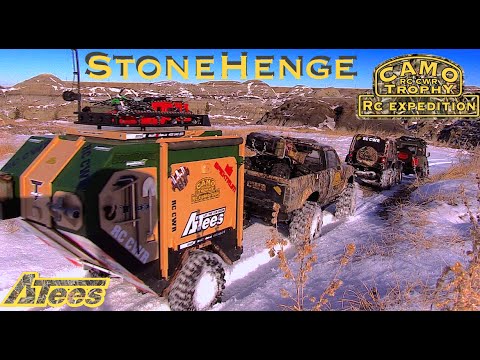 RC CWR Camo Trophy trail Into The BadLands the StoneHenge Trail