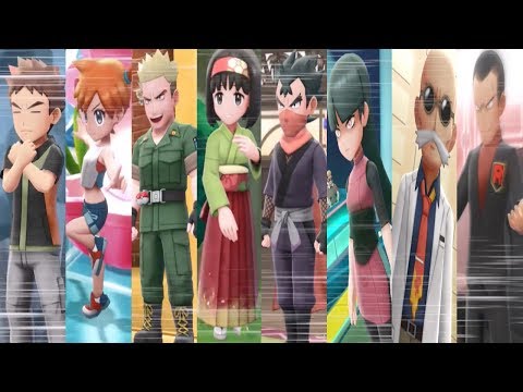Pokèmon Let's Go Eevee | All Full Battle with Gym Leaders - Brock, Misty, Lt. Surge etc. - ITA