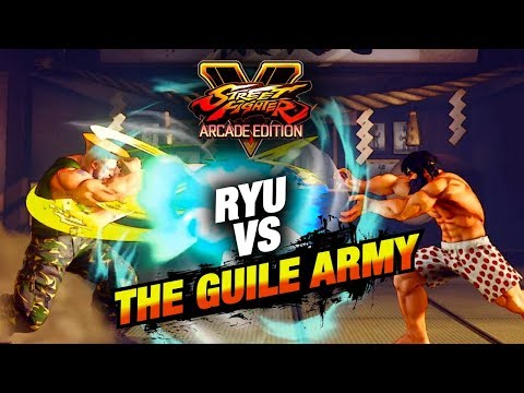 SFV 👊 Ryu VS The Guile Army 😱