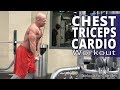 CHEST - TRICEPS - CARDIO WORKOUT - Workouts For Older Men (21 weeks until I turn 57 years old)