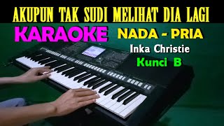 Download lagu TERATAI - Inka Christie | KARAOKE Nada Pria [B=DO] mp3