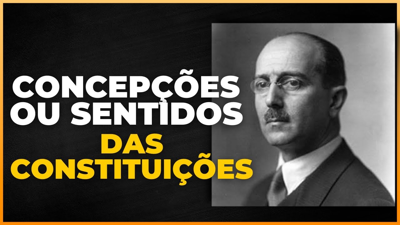 CONCEPÇÕES das constituições (Sociológica, Política, Jurídica, Normativa, Culturalista)