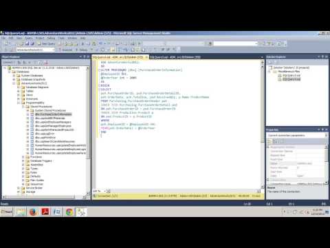 Sql Server Tutorial 64 Parameterizing Stored Procedures