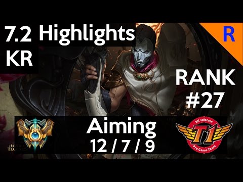 7.2 Highlights - SKT T1 Aiming (Jhin) 12-7-19