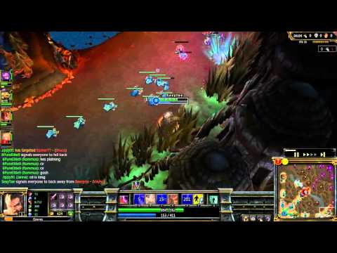 LoL - Graves Double Kill vs Vayne & Blitzcrank